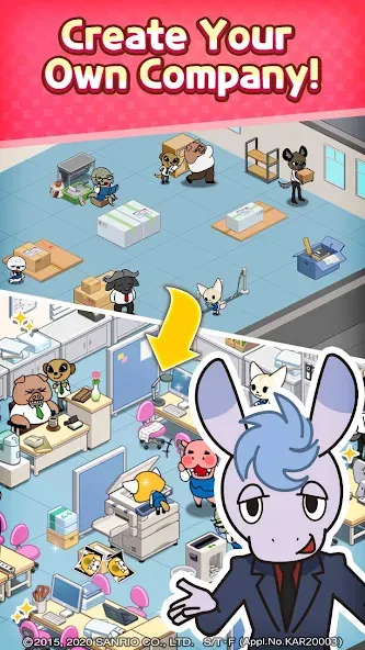 Aggretsuko : Match 3 Puzzle (Аггретсуко)  [МОД Много монет] Screenshot 3