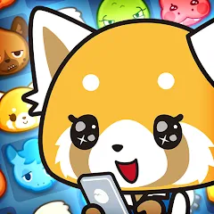 Скачать взлом Aggretsuko : Match 3 Puzzle (Аггретсуко)  [МОД Много монет] - стабильная версия apk на Андроид