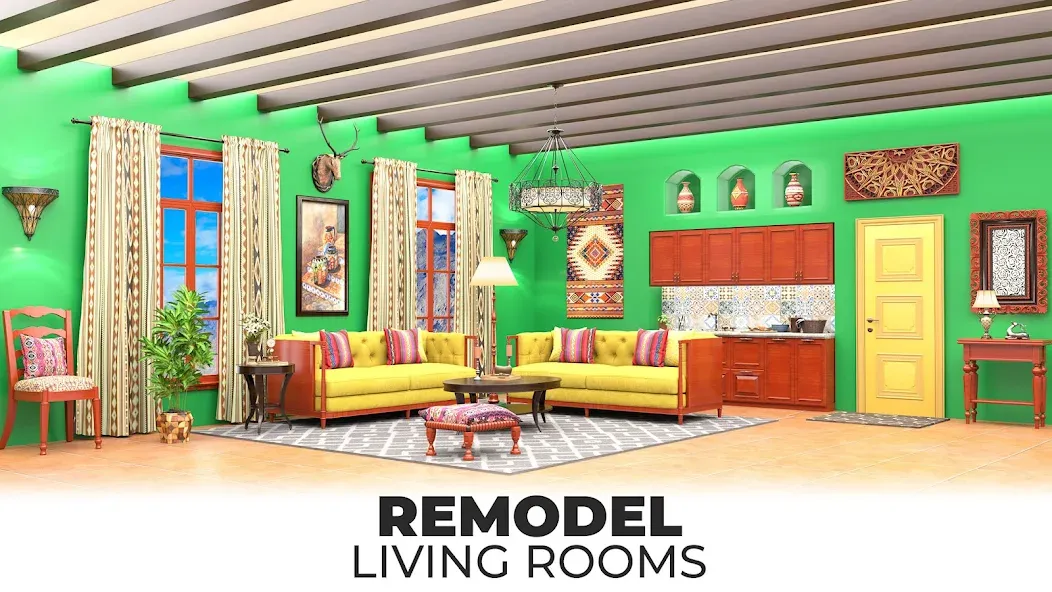 My Home Makeover: House Design  [МОД Много денег] Screenshot 3