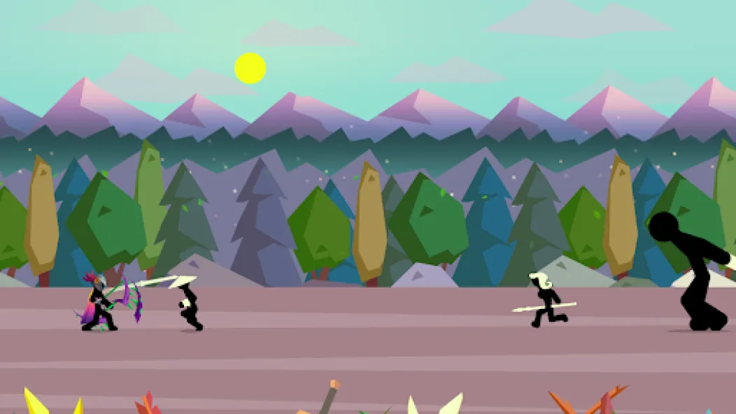 Stick Fight: Shadow Archer (Стк Файт)  [МОД Бесконечные монеты] Screenshot 4