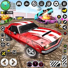 Скачать взломанную X Demolition Derby : Car Games  [МОД Все открыто] - стабильная версия apk на Андроид