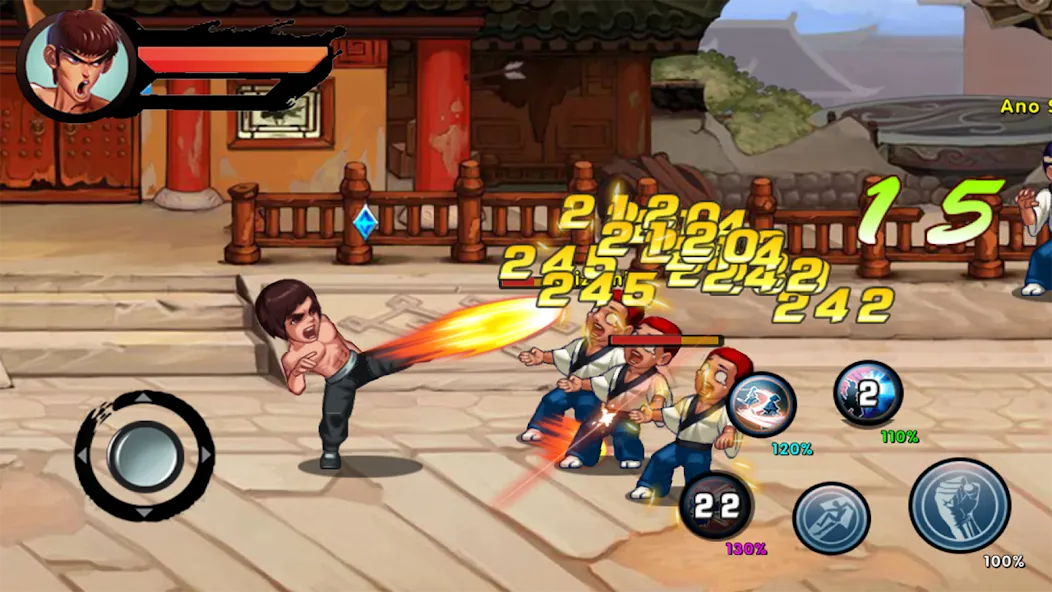 Kung Fu Attack: Final Fight (Кунгфу Атака)  [МОД Все открыто] Screenshot 5