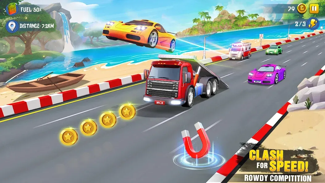 Mini Car Racing Game Legends  [МОД Бесконечные монеты] Screenshot 3