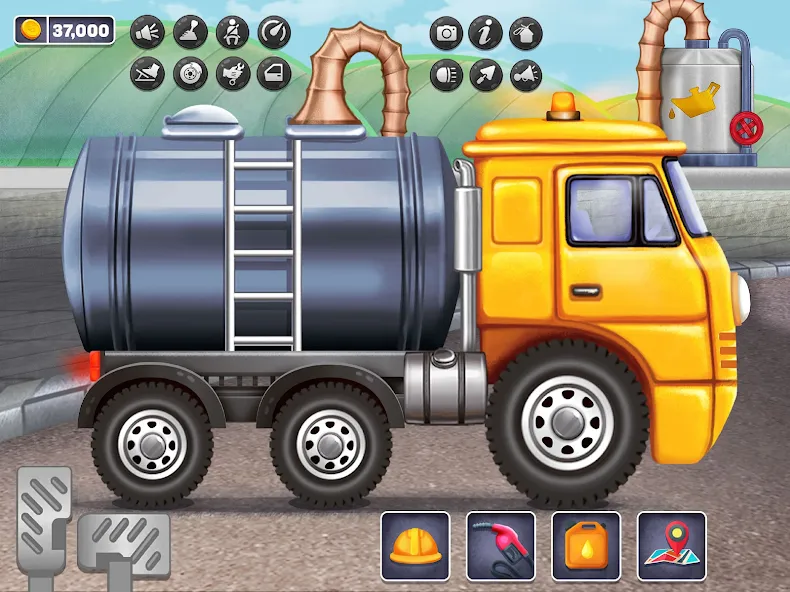 Oil Tanker Truck Games  [МОД Бесконечные деньги] Screenshot 5