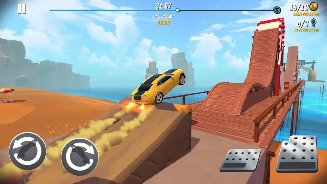 Stunt Car Extreme (Стант Кар Экстрим)  [МОД Unlocked] Screenshot 1