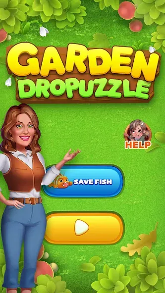 Garden Dropuzzle (Гарден Дропазл)  [МОД Много денег] Screenshot 1