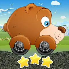 Взломанная Racing car game for kids  [МОД Бесконечные монеты] - последняя версия apk на Андроид