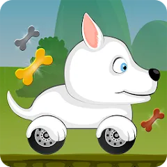 Скачать взломанную Racing games for kids - Dogs  [МОД Бесконечные монеты] - стабильная версия apk на Андроид