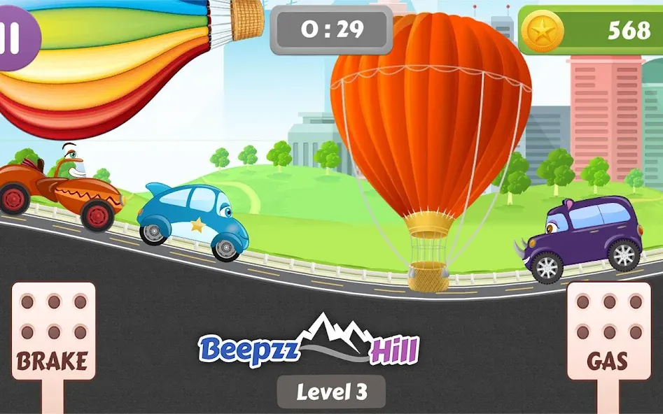 Car Racing game for toddlers  [МОД Unlimited Money] Screenshot 2