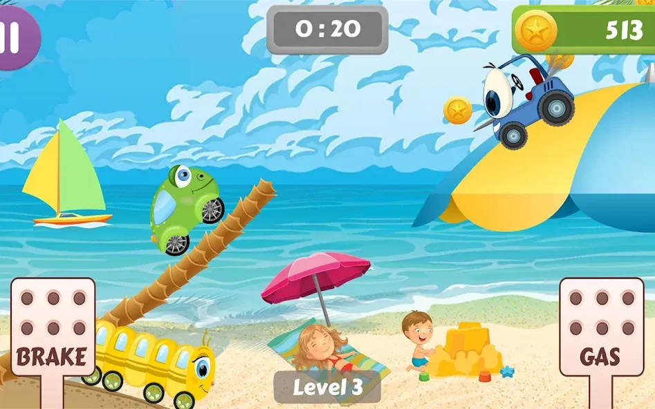 Car Racing game for toddlers  [МОД Unlimited Money] Screenshot 4