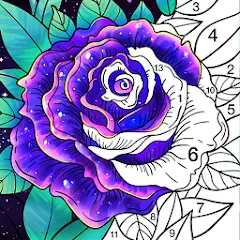 Взломанная Coloring Book: Color by Number (Колоринг Бук)  [МОД Все открыто] - стабильная версия apk на Андроид