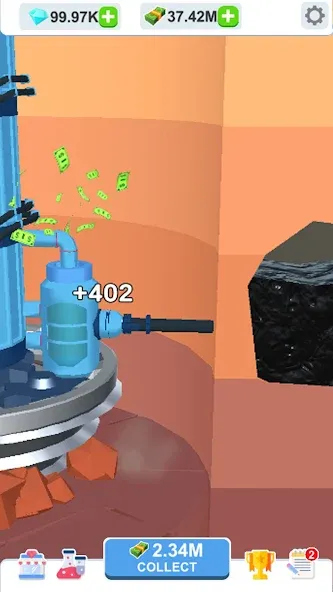 Idle Dig Factory  [МОД Unlimited Money] Screenshot 2