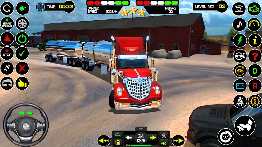 US Truck Driving Cargo Game 3D (Американский грузовик водителя)  [МОД Бесконечные деньги] Screenshot 2