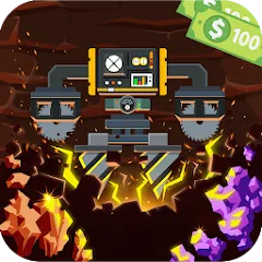 Взломанная Happy Digging: Idle Miner Tyco (Хэппи Диггинг)  [МОД Unlocked] - полная версия apk на Андроид