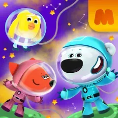 Взлом Be-be-bears in space  [МОД Mega Pack] - стабильная версия apk на Андроид