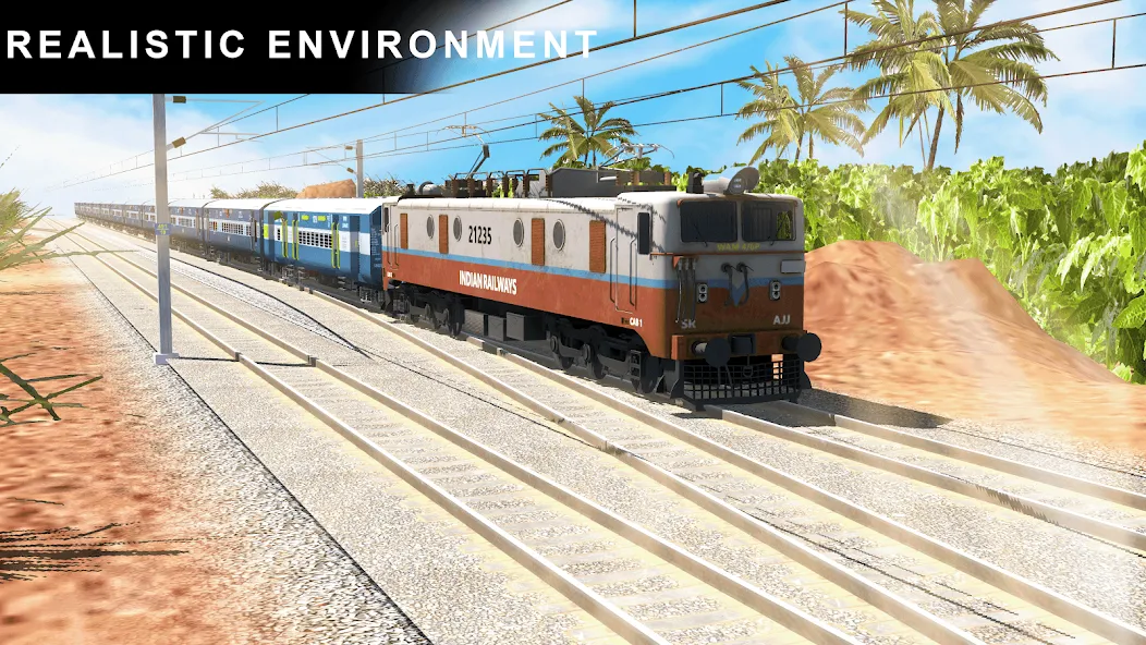 Indian Railway Train Simulator (Индийский Железнодорожный Поезд Симулятор)  [МОД Много монет] Screenshot 5