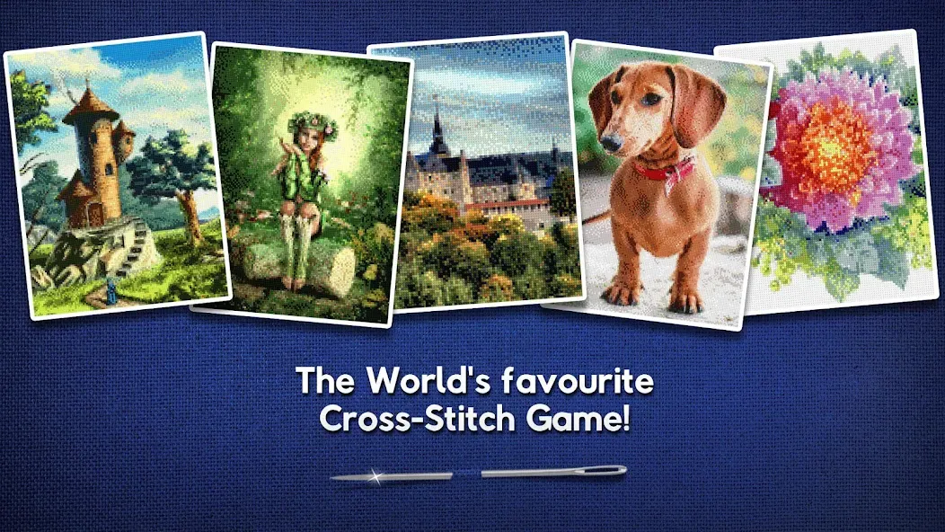 Cross-Stitch World (Кросс)  [МОД Menu] Screenshot 1