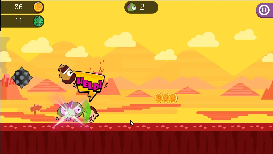 Monster Run: Jump Or Die  [МОД Бесконечные деньги] Screenshot 2