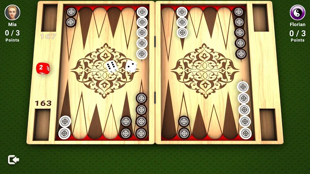 Backgammon -  Board Game  [МОД Mega Pack] Screenshot 1