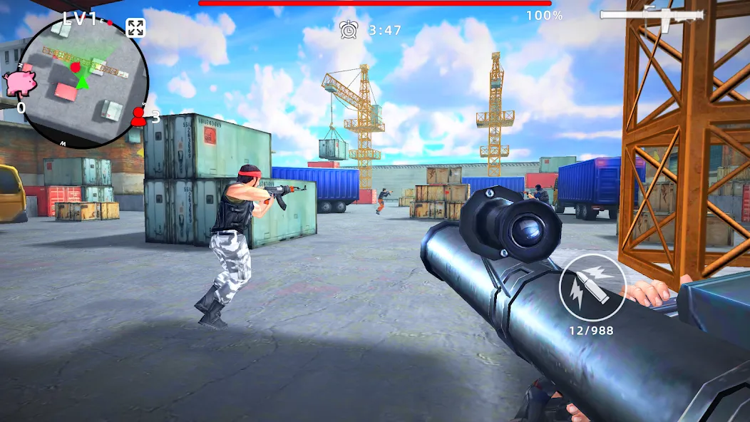 Gun Strike: FPS Shooter Game (Каунтер Атак)  [МОД Бесконечные деньги] Screenshot 5