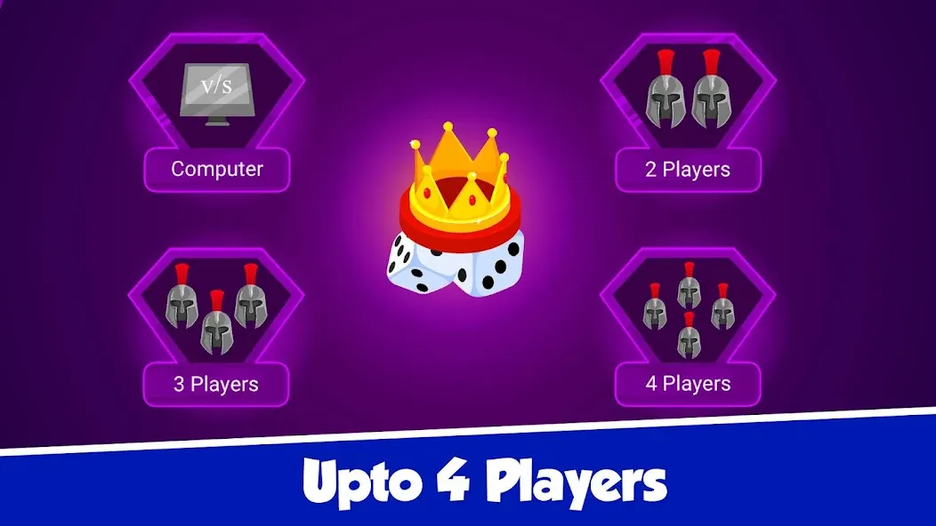 Ludo Offline Dice Board Game  [МОД Menu] Screenshot 5