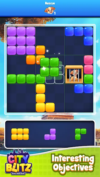 City Blitz-Block Puzzle Blast (Блок Головоломка Кинг)  [МОД Меню] Screenshot 3