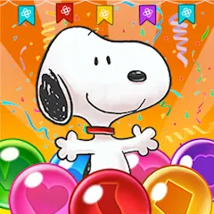 Взлом Bubble Shooter - Snoopy POP! (Бабл шутер)  [МОД Меню] - последняя версия apk на Андроид