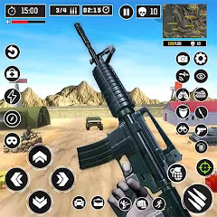 Скачать взломанную First Person Shooter Mode  [МОД Mega Pack] - стабильная версия apk на Андроид