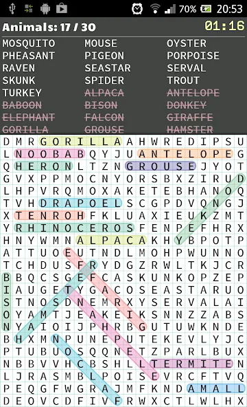 Word Search (Уорд Срч)  [МОД Много монет] Screenshot 2