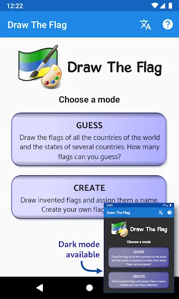 Draw The Flag - Quiz & Maker  [МОД Unlocked] Screenshot 1