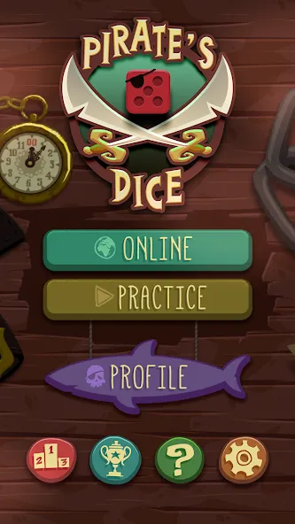 Pirate's Dice  [МОД Бесконечные монеты] Screenshot 1