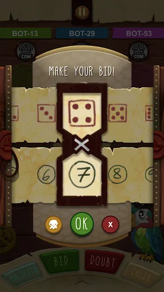 Pirate's Dice  [МОД Бесконечные монеты] Screenshot 2