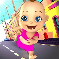 Взлом Baby Run The Babysitter Escape  [МОД Много монет] - стабильная версия apk на Андроид