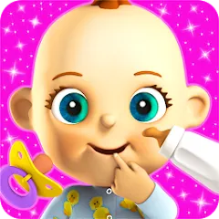 Скачать взломанную Talking Babsy Baby  [МОД Много монет] - полная версия apk на Андроид