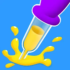 Скачать взлом Paint Dropper: draw puzzle (Пэйнт Дроппер)  [МОД Меню] - полная версия apk на Андроид