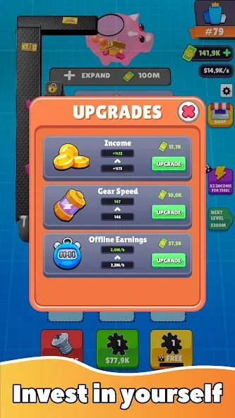 Gear Clicker (Гир Кликер)  [МОД Меню] Screenshot 4