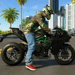 Скачать взлом Kawasaki Ninja H2r Games 3D (Кавасаки Ниндзя 2р Игры 3D)  [МОД Menu] - стабильная версия apk на Андроид