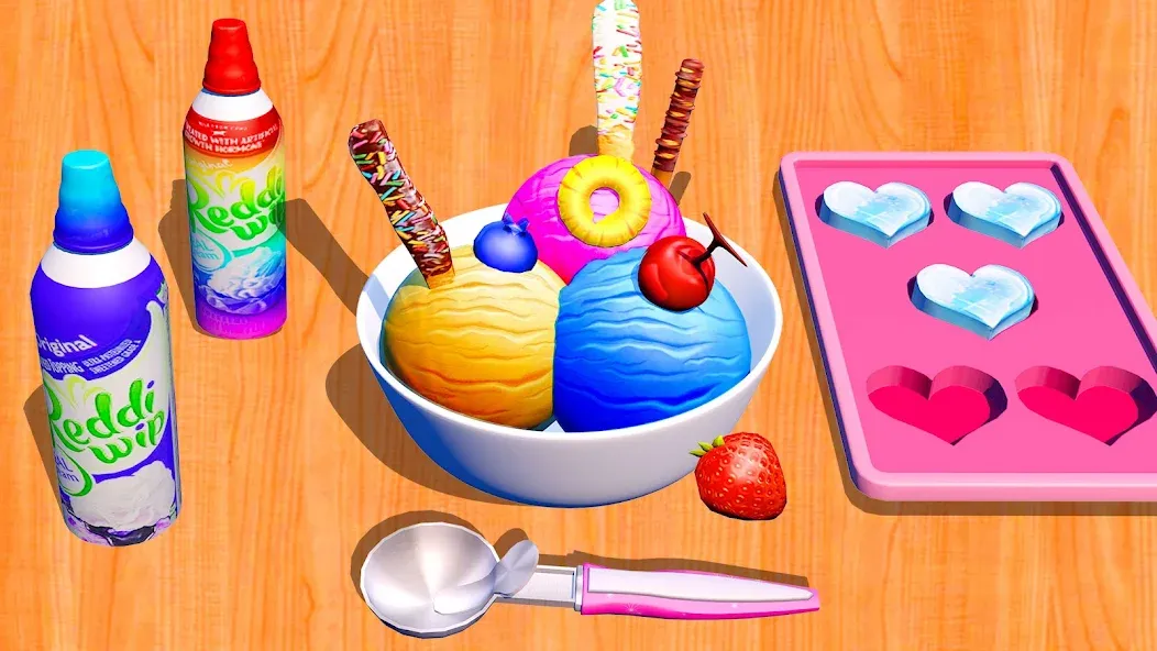 Ice Cream Games: Rainbow Maker (Айс Крем Геймс)  [МОД Unlimited Money] Screenshot 1