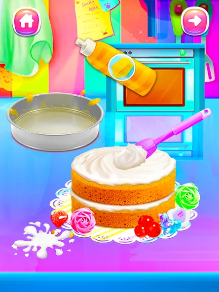 Girl Games: Unicorn Cooking  [МОД Бесконечные деньги] Screenshot 1