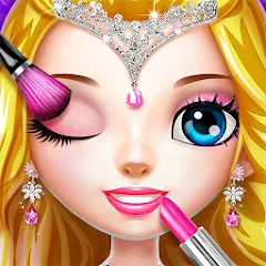 Скачать взломанную Princess Makeup Salon  [МОД Unlimited Money] - стабильная версия apk на Андроид