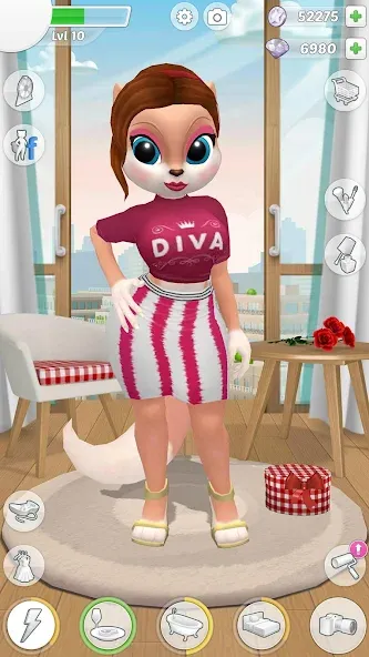 Talking Cat Kimmy Superstar  [МОД Menu] Screenshot 1