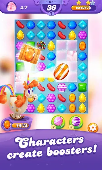 Candy Crush Friends Saga (Кенди Краш Френдс Сага)  [МОД Unlimited Money] Screenshot 3