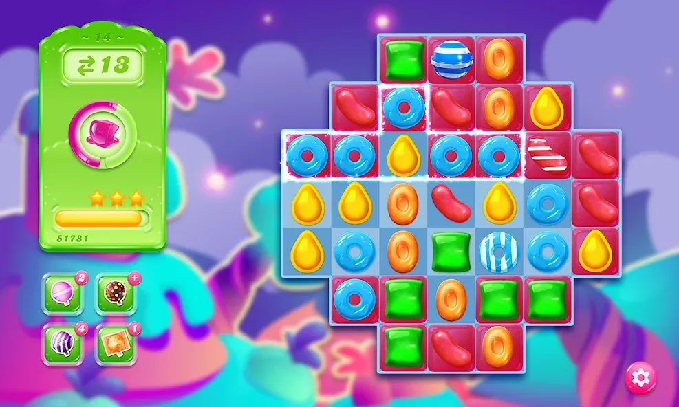 Candy Crush Jelly Saga (Кенди Краш Джелли Сага)  [МОД Много денег] Screenshot 5