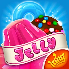 Скачать взлом Candy Crush Jelly Saga (Кенди Краш Джелли Сага)  [МОД Много денег] - полная версия apk на Андроид