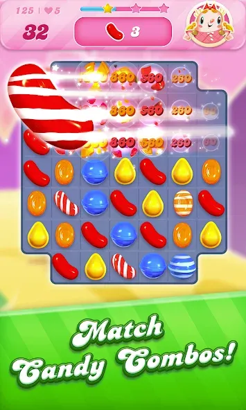 Candy Crush Saga (Кенди Краш Сага)  [МОД Unlimited Money] Screenshot 2