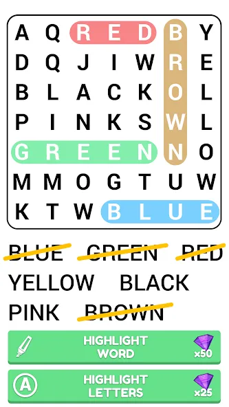 Word Search Puzzle Game  [МОД Unlimited Money] Screenshot 2