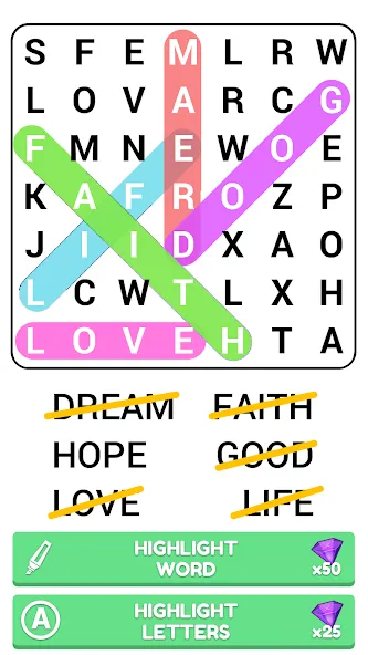 Word Search Puzzle Game  [МОД Unlimited Money] Screenshot 3