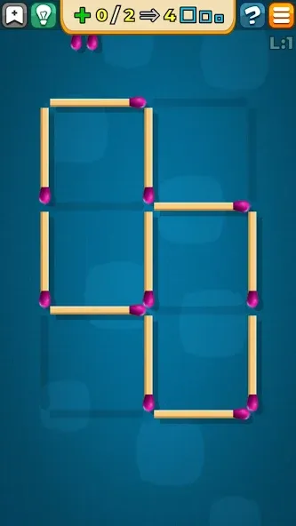 Matches Puzzle Game  [МОД Бесконечные монеты] Screenshot 2