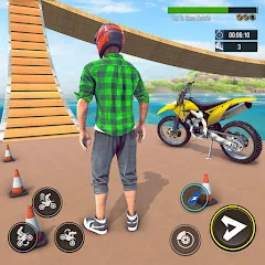 Взлом Bike Stunt : Motorcycle Game  [МОД Unlocked] - полная версия apk на Андроид