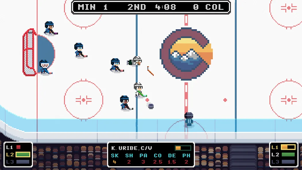 Ice League Hockey (Айс Лиг Хоккей)  [МОД Бесконечные деньги] Screenshot 3